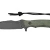 ANV Knives M311, M311-064 Spelter NC Elmax, Black Micarta Handle, Black Kydex Sheath, Fixed Knife