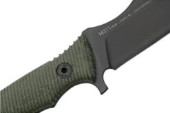 ANV Knives M311, M311-064 Spelter NC Elmax, Black Micarta Handle, Black Kydex Sheath, Fixed Knife -Chic Knife Store ANVM311 064 05 anv