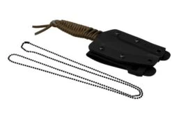 ANV Knives P100 Sleipner, Coyote Paracord, P100-005, Black Kydex Sheath, Neck Knife 13 ANV Knives P100 Sleipner, Coyote Paracord, P100-005, Black Kydex Sheath, Neck Knife -Chic Knife Store ANVP100 005 06 anv