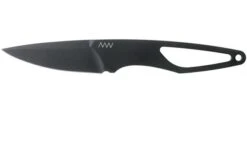 ANV P100 Sleipner, DLC, No Paracord P100-014, Black Kydex Sheath, Neck Knife