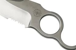 Amare Knives 6F Serration Sixth-Finger 202105 Droppoint, Fixed Knife -Chic Knife Store AS 202105 06 amare