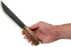 Autine Leuku, Curly Birch, Brut De Forge D2, Outdoor Knife -Chic Knife Store AT LEUKU CB 06 autine v201909