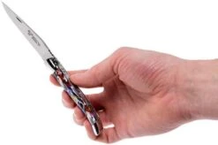 Laguiole En Aubrac 10 Cm Pocket Knife Harlequin Acrylic, L0210ARLI-FSI1 -Chic Knife Store AUL0210ARLI FSI1 08 laguiole en aubrac aul0210arli fsi1 08