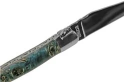 Laguiole En Aubrac Blue Poplar Burl L0212LBPIFSJ1 Poplar Wood, Polished, Laguiole Pocket Knife, 12 Cm -Chic Knife Store AUL0212LBPIFSJ1 06 laguioleaubrac