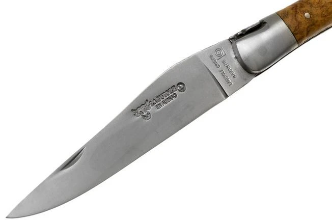 Laguiole En Aubrac 12cm Teak Wood Hand Filed L0212LKH/FSB1 Laguiole Knife 5 Laguiole En Aubrac 12cm Teak Wood Hand Filed L0212LKH/FSB1 Laguiole Knife - Image 3