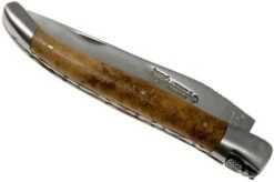 Laguiole En Aubrac 12cm Teak Wood Hand Filed L0212LKH/FSB1 Laguiole Knife 13 Laguiole En Aubrac 12cm Teak Wood Hand Filed L0212LKH/FSB1 Laguiole Knife -Chic Knife Store AUL0212LKH FSB1 04 laguiole en aubrac