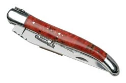 Laguiole En Aubrac Red Poplar Burl L0212LPRIFSJ1 Poplar Wood, Polished, Laguiole Pocket Knife, 12 Cm -Chic Knife Store AUL0212LPRIFSJ1 04 laguioleaubrac