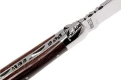 Laguiole En Aubrac Pocket Knife 12 Cm Iroko Wood, L0212ZOI-FSJ1 -Chic Knife Store AUL0212ZOI FSJ1 06 laguiole en aubrac aul0212zoi fsj1 06