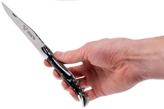 Laguiole En Aubrac 12 Cm Pocket Knife With Corkscrew Horn, L0312CPI-SSI1 11 Laguiole En Aubrac 12 Cm Pocket Knife With Corkscrew Horn, L0312CPI-SSI1 - Image 9
