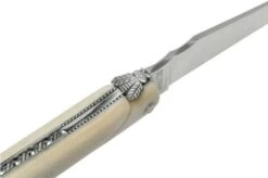 Laguiole En Aubrac Le Perlé 12 Cm L0512OS6J3 Full Handle White Bone -Chic Knife Store AUL0512OS6J3 06 laguioleaubrac