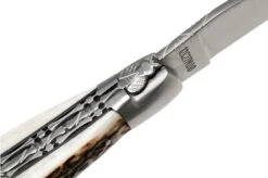 Laguiole En Aubrac 12cm Double Plates, Stag Horn Hand-filed, L0712BCI/FSB1 -Chic Knife Store AUL0712BCI FSB1 06 laguiole en aubrac