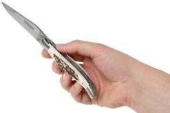 Laguiole En Aubrac 12cm Double Plates, Stag Horn Hand-filed, L0712BCI/FSB1 -Chic Knife Store AUL0712BCI FSB1 08 laguiole en aubrac