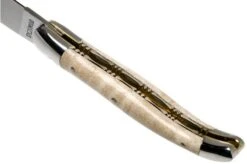 Laguiole En Aubrac 12cm Double Plates, Wavy Maple Hand-filed, L0712EEN1/FSJ1 -Chic Knife Store AULL0712EEN1 FSJ1 05 laguiole en aubrac