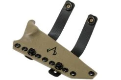 Armatus Carry Architect Sheath For The KA-BAR Becker BK16, Flat Dark Earth -Chic Knife Store AX BK BK16 FDE 04 armatus carry
