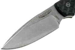 Bradford Guardian 3, Black G10 Guardian 3 M390, False Edge, Sabre Stonewashed 3FE-001-M390 -Chic Knife Store BDK 3FE 001 M390 03 bradford knives