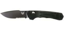 Benchmade Vallation 407SBK Serrated Black Blade, Pocket Knife