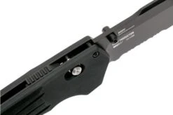 Benchmade Vallation 407SBK Serrated Black Blade, Pocket Knife -Chic Knife Store BE407SBK 06 benchmade be407sbk 06
