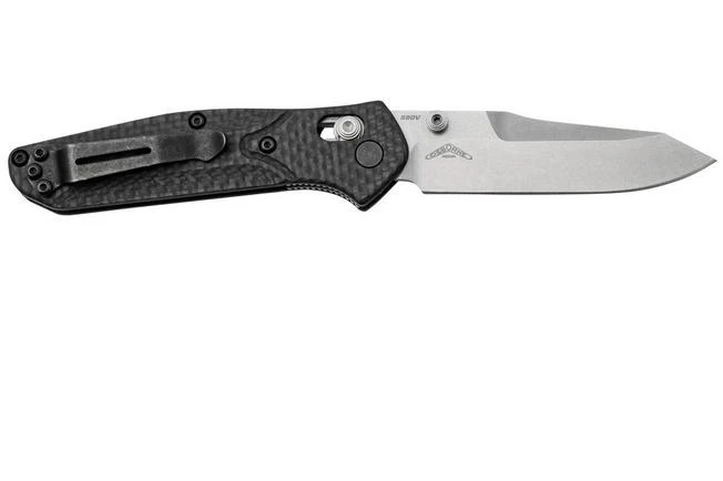 Benchmade Mini Osborne, 945-2, CPM-S90V Carbon, Pocket Knife 3 Benchmade Mini Osborne, 945-2, CPM-S90V Carbon, Pocket Knife - Image 2