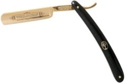 Böker Manufaktur Waldorf 24 Karat Gold 5/8" Straight Razor 140321