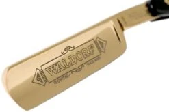 Böker Manufaktur Waldorf 24 Karat Gold 5/8" Straight Razor 140321 -Chic Knife Store BO140321 03 boker bo140321 03