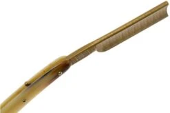 Böker Manufaktur Damascus Horn Straight Razor 140524DAM -Chic Knife Store BO140524DAM 05 boker