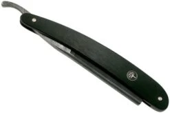 Böker Manufaktur Ebony Damascus Straight Razor 140609DAM -Chic Knife Store BO140609DAM 06 boker 1