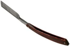 Böker Manufaktur Damascus Curly Birch 140610DAM Straight Razor -Chic Knife Store BO140610DAM 04 boker