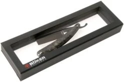 Böker Manufaktur Solingen Black Amboina 140919 Straight Razor 13 Böker Manufaktur Solingen Black Amboina 140919 Straight Razor -Chic Knife Store BO140919 06 boker