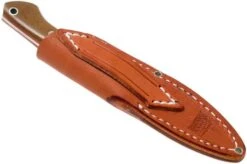 Bark River Featherweight Fox River CPM 3V Natural Canvas, Red Liner Hunting Knife -Chic Knife Store BRK01 022NRC RL 07 bark river knives