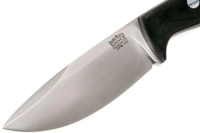 Bark River North Country EDC CPM 154, Black Canvas Micarta 5 Bark River North Country EDC CPM 154, Black Canvas Micarta - Image 3