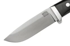 Bark River Classic Drop Point Hunter CPM S45VN Black Canvas Micarta, Fixed Knife -Chic Knife Store BRK02 176BCM 03 barkriver