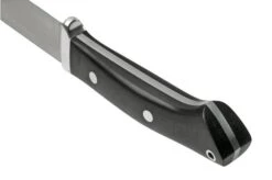 Bark River Classic Drop Point Hunter CPM S45VN Black Canvas Micarta, Fixed Knife -Chic Knife Store BRK02 176BCM 04 barkriver