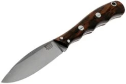 Bark River Lil’ Canadian CPM 3V Desert Ironwood Fixed Knife -Chic Knife Store BRK03 122DIW 03 bark river knives