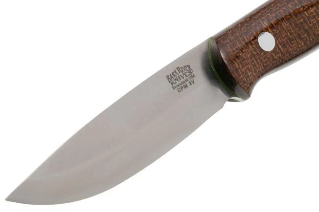 Bark River Ultra-Lite Bushcrafter CPM 3V Coffee Bag Laminate, Toxic Green Liners 5 Bark River Ultra-Lite Bushcrafter CPM 3V Coffee Bag Laminate, Toxic Green Liners - Image 3