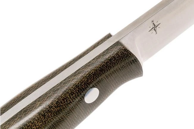 Bark River Aurora 3V, Green Canvas Micarta Bushcraft Knife 7 Bark River Aurora 3V, Green Canvas Micarta Bushcraft Knife - Image 5