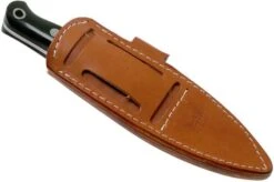 Bark River Bushcrafter CPM CruWear, Black Canvas Micarta, Bushcraft Knife -Chic Knife Store BRK06 165BCM 07 bark river knives