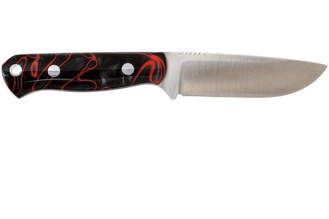 Bark River Bravo Necker II CPM 154CM, Lava Flow Kirinite, Black Sheath 4 Bark River Bravo Necker II CPM 154CM, Lava Flow Kirinite, Black Sheath - Image 2