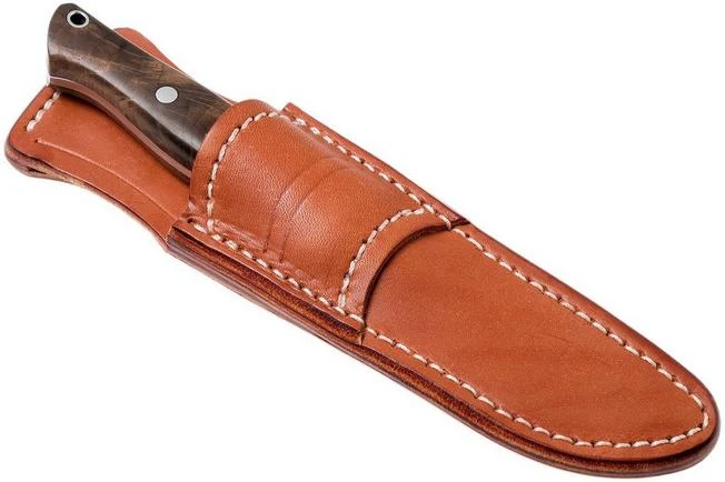 Bark River Gunny Scandi CPM 3V, American Walnut, Brown Sheath 9 Bark River Gunny Scandi CPM 3V, American Walnut, Brown Sheath - Image 7