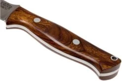 Bark River Gunny CPM 3V, Desert Ironwood, Brown Sheath -Chic Knife Store BRK07 025DIW 04 bark river brk07 025diw 04