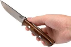 Bark River Gunny CPM 3V, Desert Ironwood, Brown Sheath -Chic Knife Store BRK07 025DIW 06 bark river brk07 025diw 06