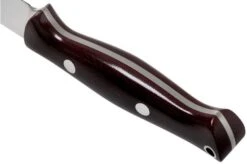 Bark River Bravo EDC CPM 3V Rampless, Burgundy Canvas Micarta Bushcraft Knife -Chic Knife Store BRK07 027RCMR 04 bark river knives