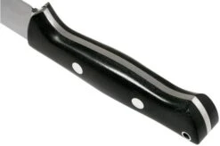 Bark River Bravo 1 LT Hunter CPM 3V, Black Canvas Micarta, Brown Sheath 13 Bark River Bravo 1 LT Hunter CPM 3V, Black Canvas Micarta, Brown Sheath -Chic Knife Store BRK07 121BRKC 04 bark river knives