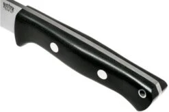 Bark River Bravo 1 LT Hunter CPM 3V, Black Canvas Micarta, Brown Sheath 14 Bark River Bravo 1 LT Hunter CPM 3V, Black Canvas Micarta, Brown Sheath -Chic Knife Store BRK07 121BRKC 05 bark river knives