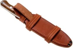 Bark River Bravo 1.2 CPM 3V, Desert Ironwood, Brown Sheath -Chic Knife Store BRK07 125DIW 07 bark river knives