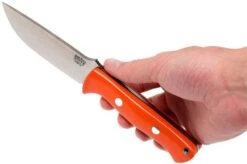 Bark River Bravo 1 LT CPM 3V, Blaze Orange G10, Black Liners, Black Sheath -Chic Knife Store BRK07 126ORG 06 bark river brk07 126org 06