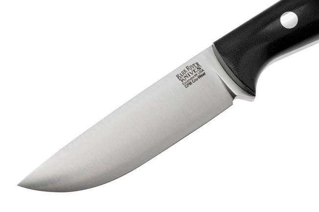 Bark River Bravo 1 Cru-Wear, Rampless, Black Canvas Micarta, Bushcraft Knife 5 Bark River Bravo 1 Cru-Wear, Rampless, Black Canvas Micarta, Bushcraft Knife - Image 3