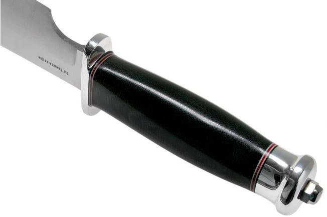 Bark River Highwayman III A2 Black Canvas Micarta Bowie Knife 6 Bark River Highwayman III A2 Black Canvas Micarta Bowie Knife - Image 4