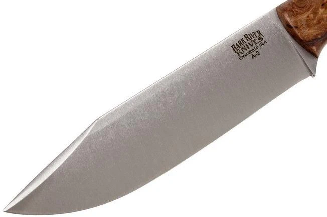 Bark River Sahara Hunter A2, Chechen Burl, Brown Sheath 5 Bark River Sahara Hunter A2, Chechen Burl, Brown Sheath - Image 3