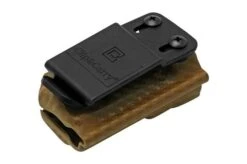 Clip And Carry Kydex Sheath Leatherman Free P2, Carbon Fiber Brown LP2-CF-BRN Belt Holster -Chic Knife Store CALP2 CF BRN 03 clipandcarry