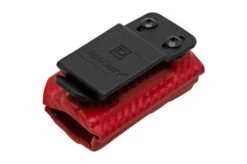 Clip And Carry Kydex Sheath Leatherman Free P4, Carbon Fiber Red LP4-CF-RED Belt Holster -Chic Knife Store CALP4 CF RED 03 clipandcarry